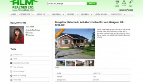 Content-rich, printer-friendly property listing page with great SEO