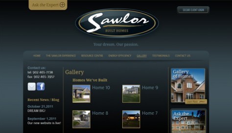 Multiple image gallaries can be managed through the CMS.