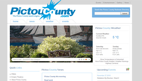 The Portal home page is a combination of syndicated and user driven content