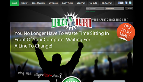 The sales pitch for new users and the portal for existing users