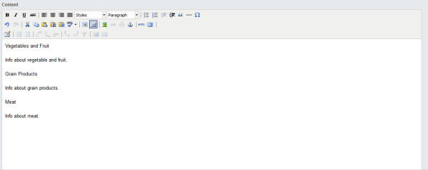 content editor part 1 headings 1